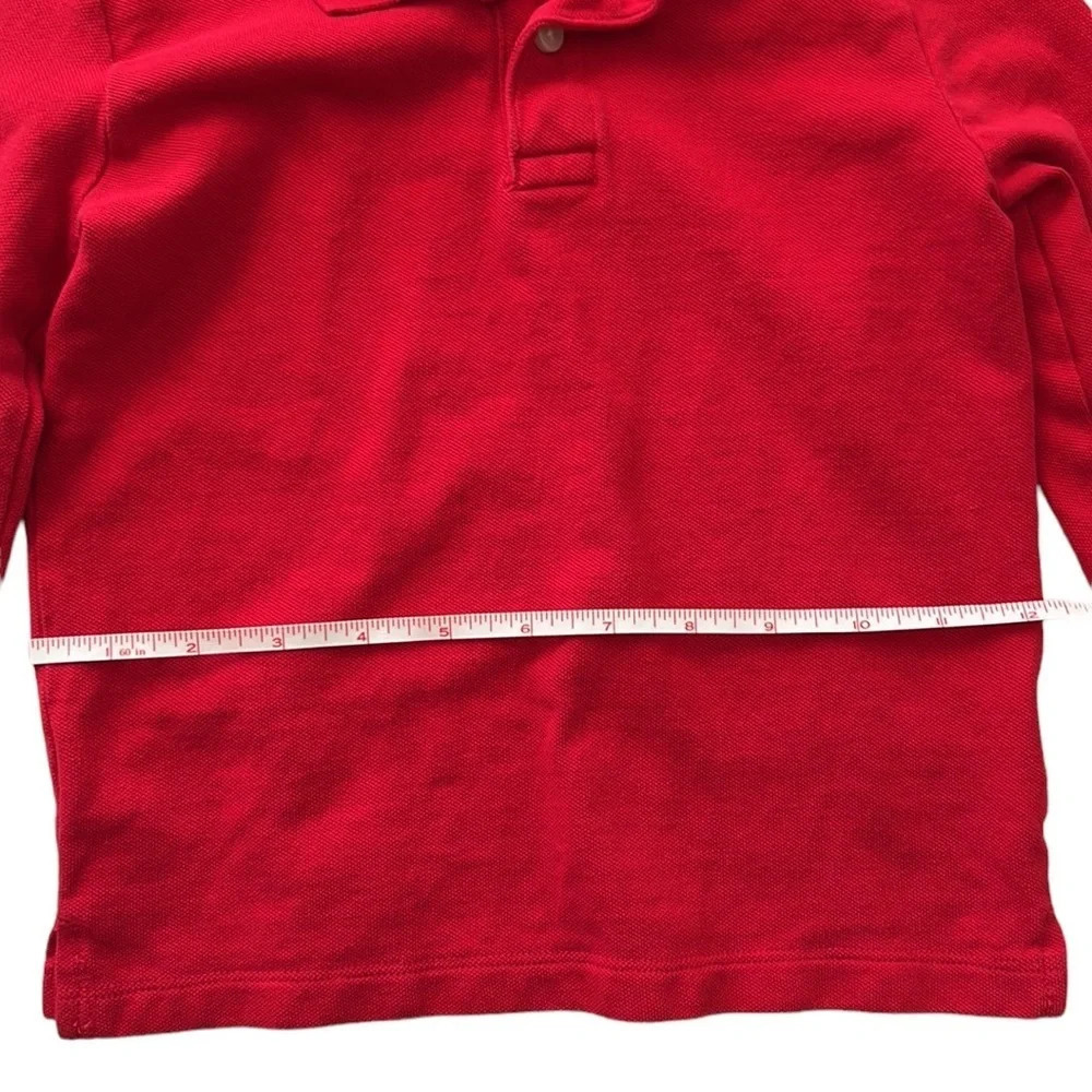 OshKosh long sleeve Red boys polo shirt 4T - Picture 4 of 6